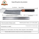 Faca Shimay Aço Vg10 + Aço Damasco  2,6mm