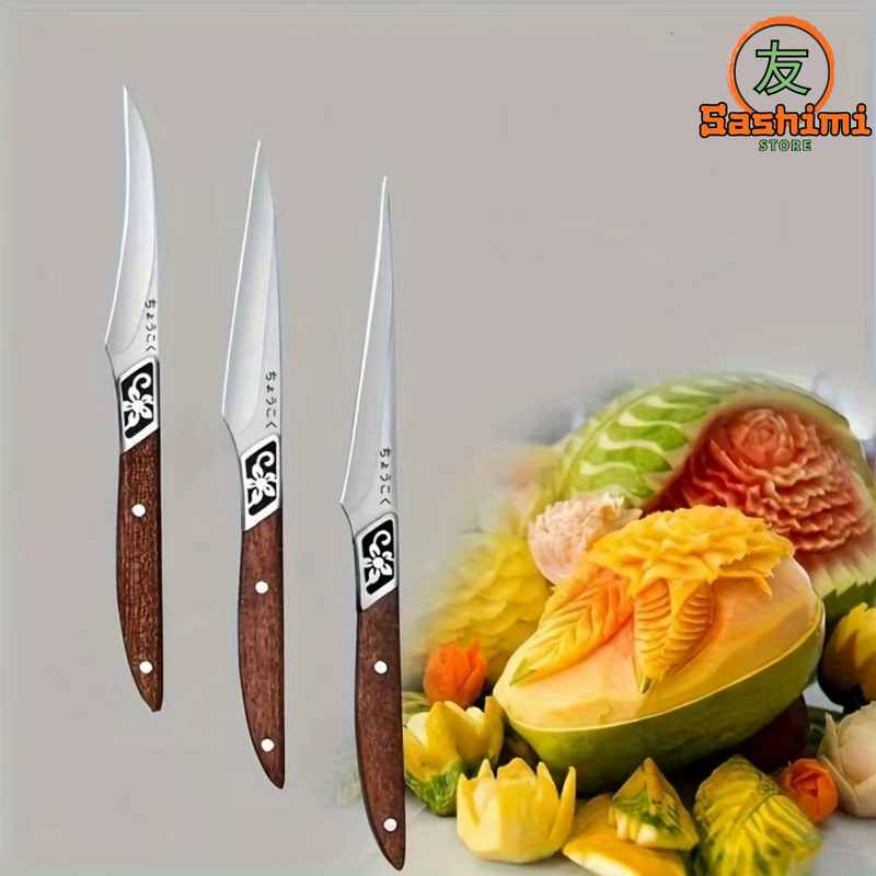 Trio de Mini Facas de Esculpir Plys