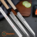 Faca Sato Besaku Kiritsuke cabo em Maple