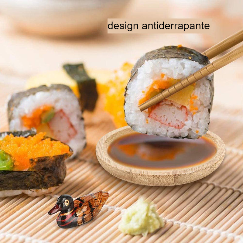 kit Sushi Bambu / 10pçs - 12pçs