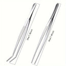 Kit pinças aço inox 2pçs