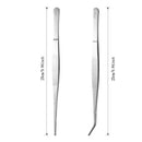 Kit pinças aço inox 2pçs