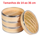 Basket's em bambu para cozer em vapor  (13 cm ~ 36 cm)